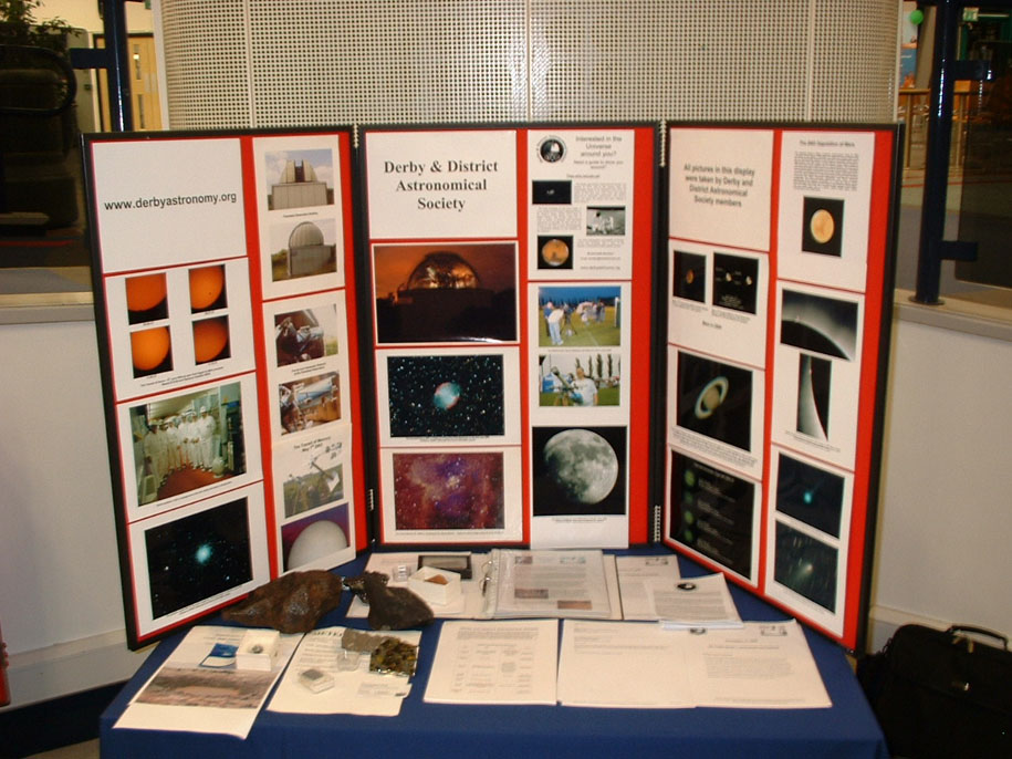 DDAS display at 2008 Flamsteed Lecture. Photo by Anthony Southwell.