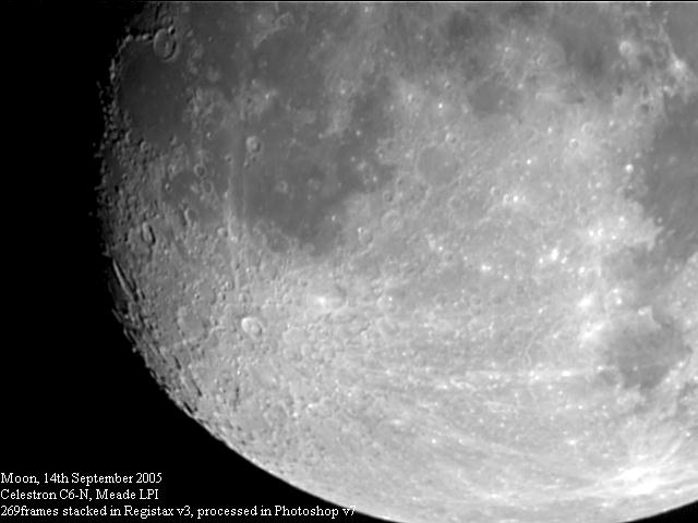 The Moon - 11 days old